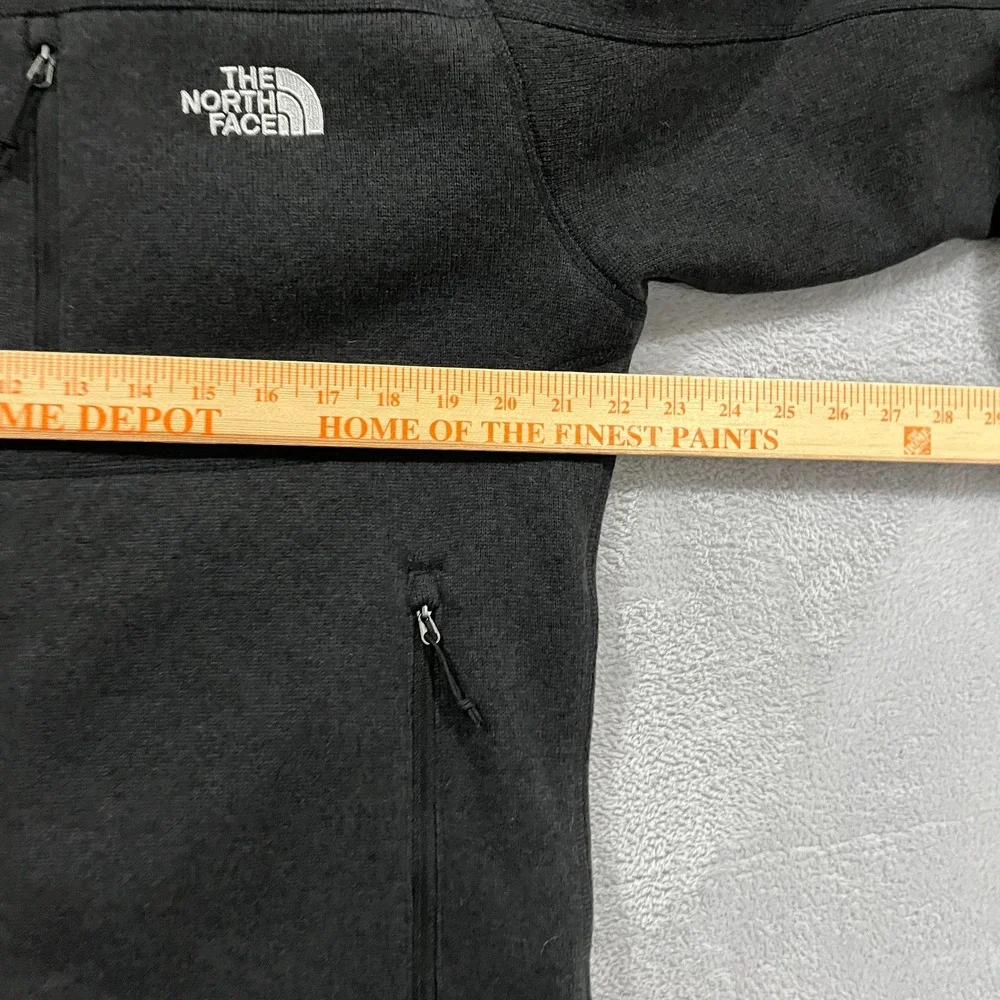 The North Face Jacket‎ Men's Medium Full Zip Fleece Charcoal Outdoor